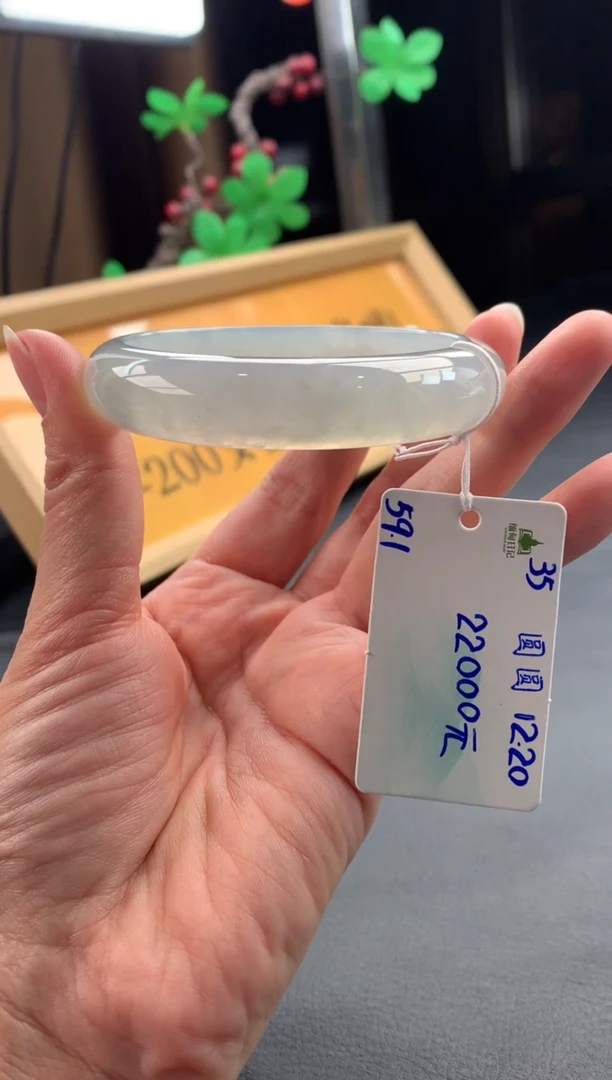 未镶嵌手镯翡翠翡翠自带#送人#，假一赔三