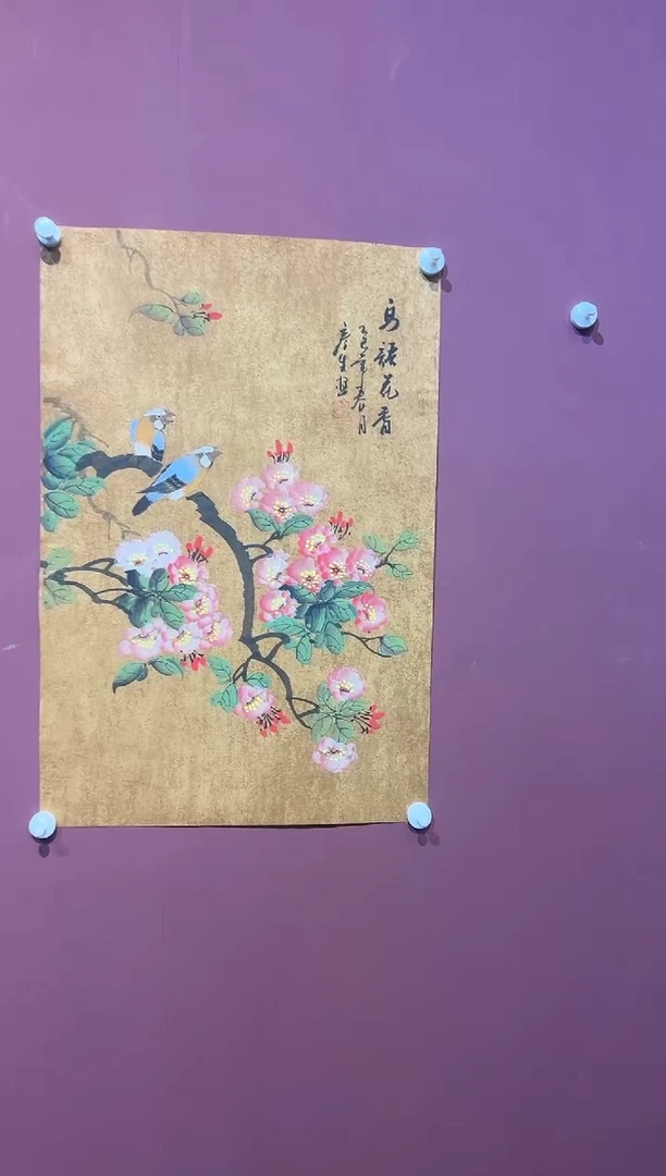 国画周彦生花鸟福利馆藏作品1