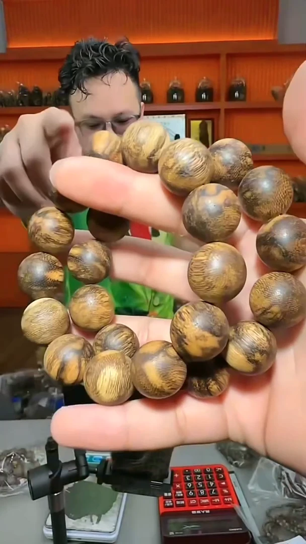 沉香手串69号沉水达拉干51g1.9多样性发一