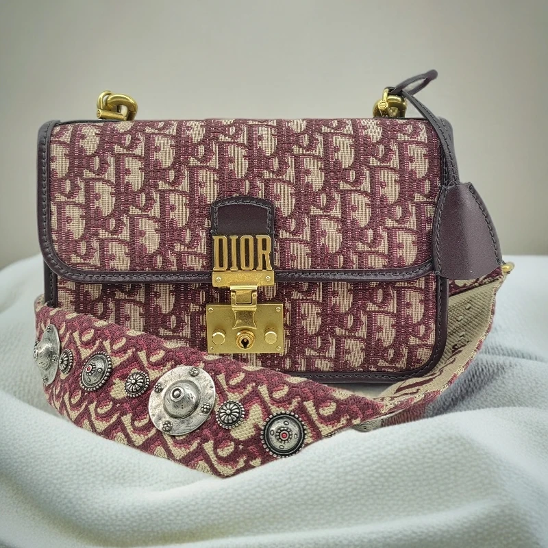 95新 DIOR/迪奥   红色老花单肩包 1719 9568