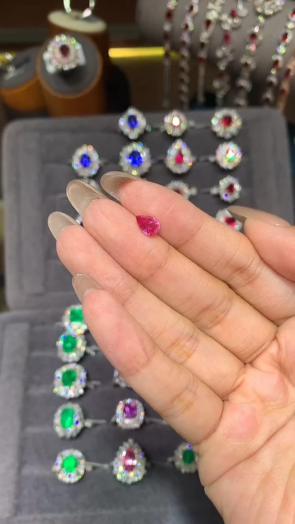 裸石彩色蓝宝石1.01CT