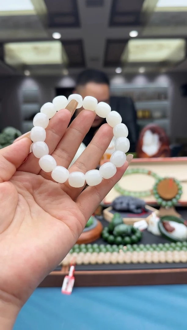 未镶嵌手串和田玉hs