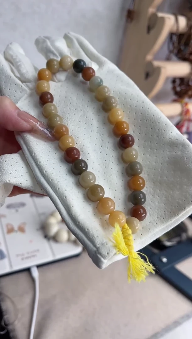 【闪购商品】菩提根/象牙果手串v10干磨小彩豆10手持