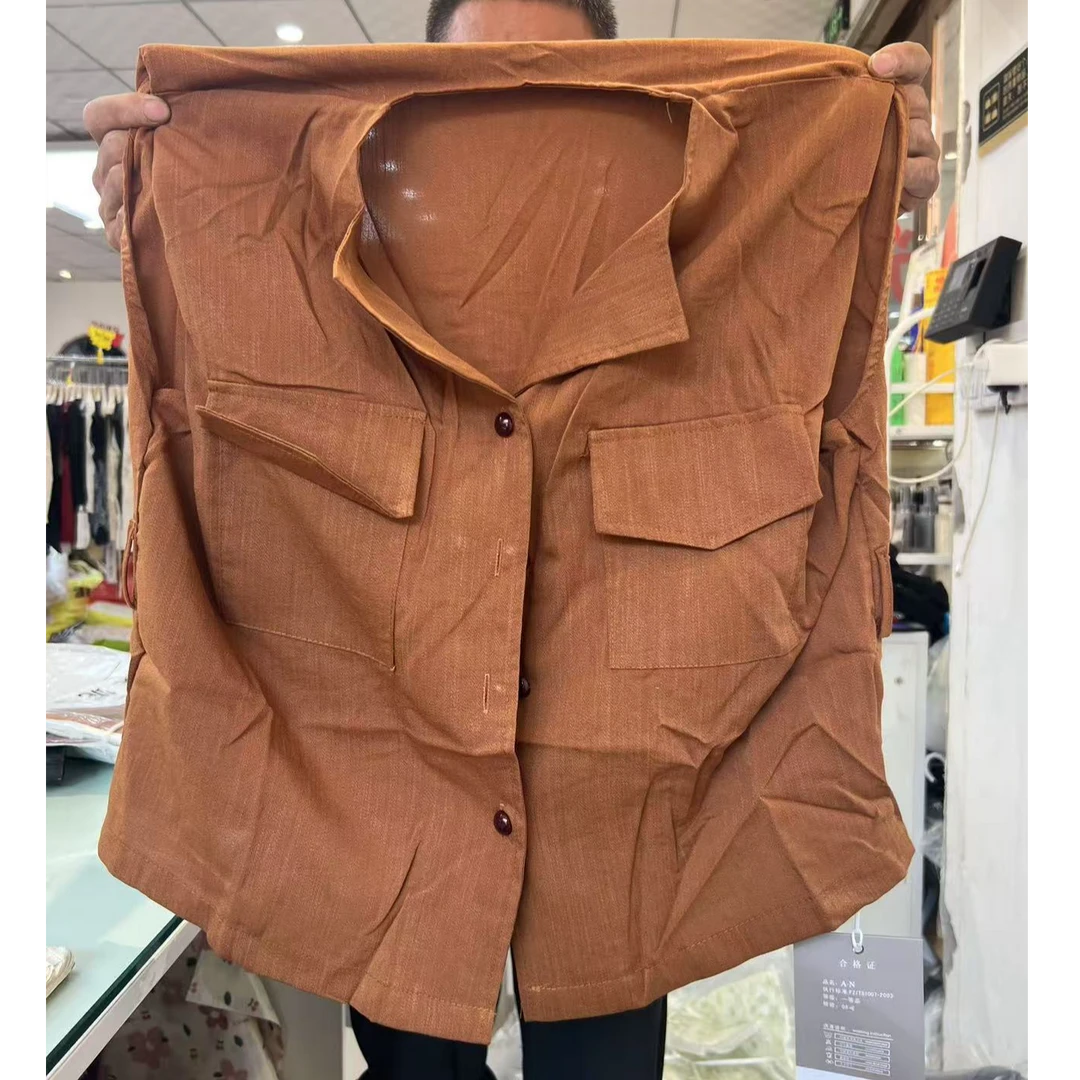 （柚子同款）万洋时尚短袖小衫9693