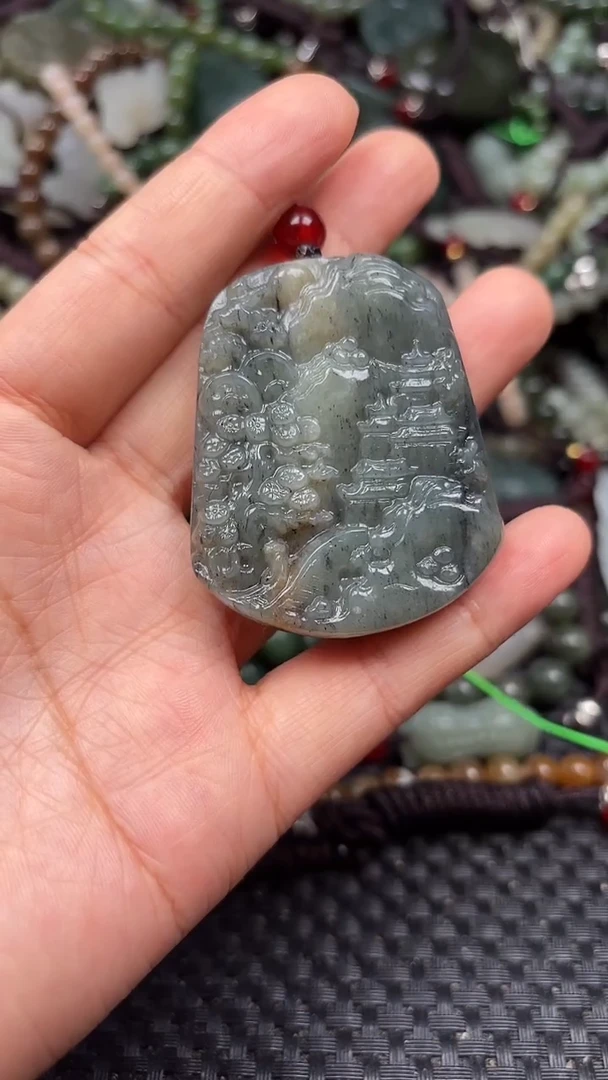 和田玉未镶嵌颈饰1