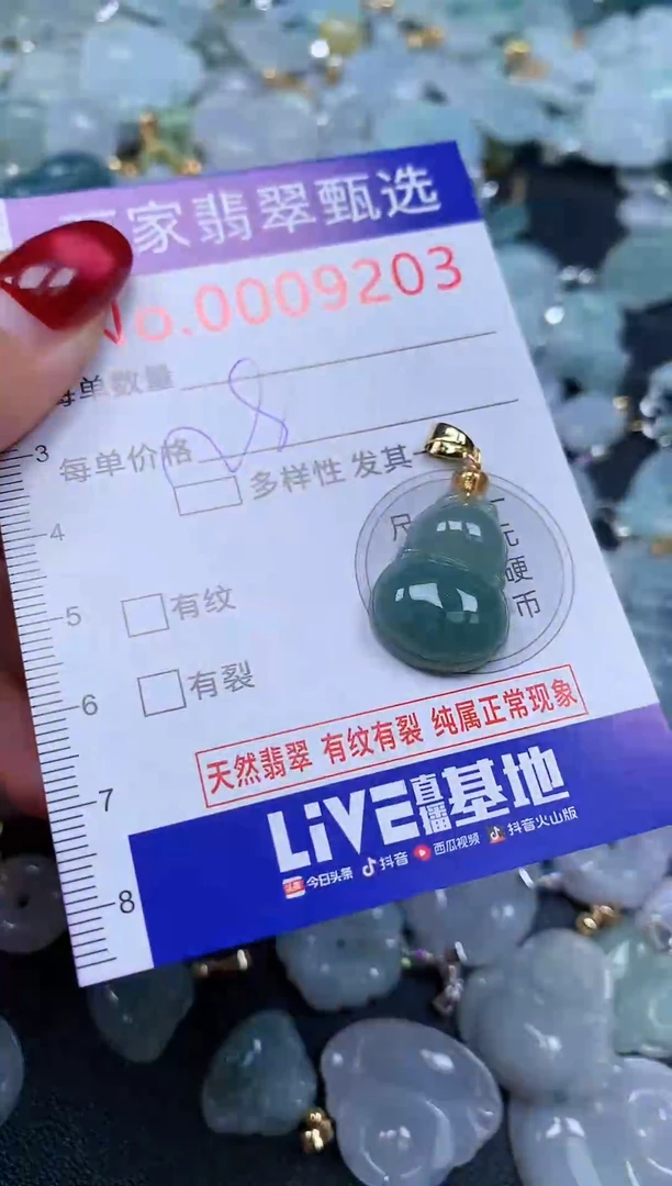 颈饰未镶嵌翡翠9203