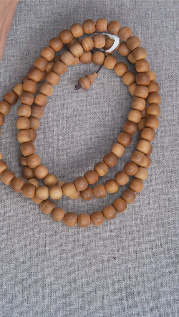 檀香木手串/手链塞勒姆黑横纹9*10*108奶甜韵随机（现穿）