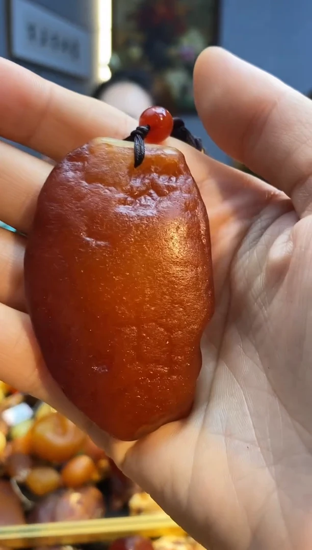 未镶嵌琥珀手串吊坠