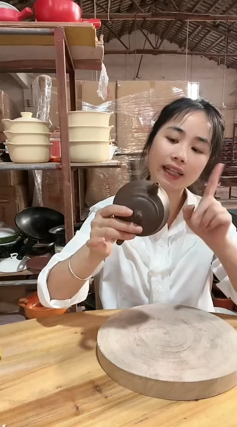 陶瑕疵紫砂泡茶壶不可明火