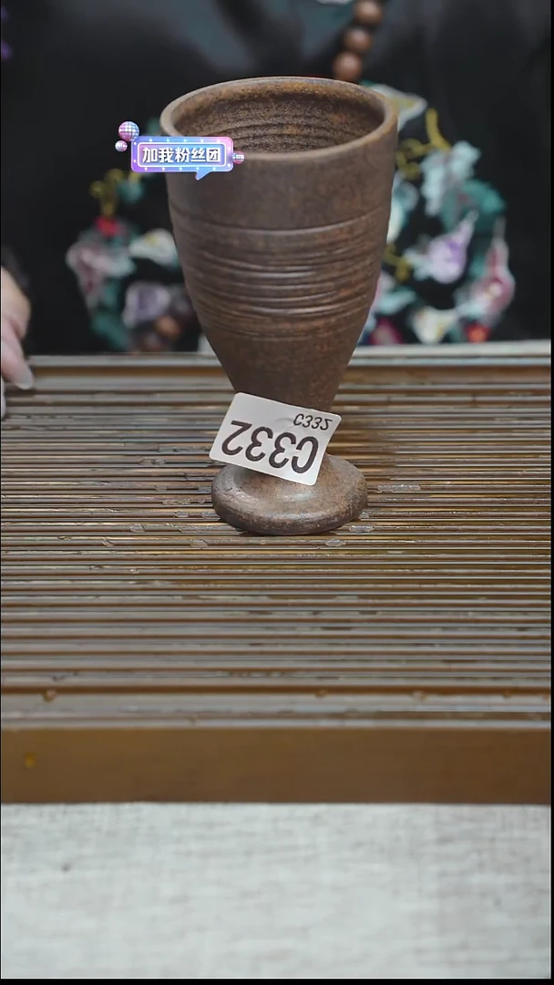 纯手工粗陶茶具每一只不一样