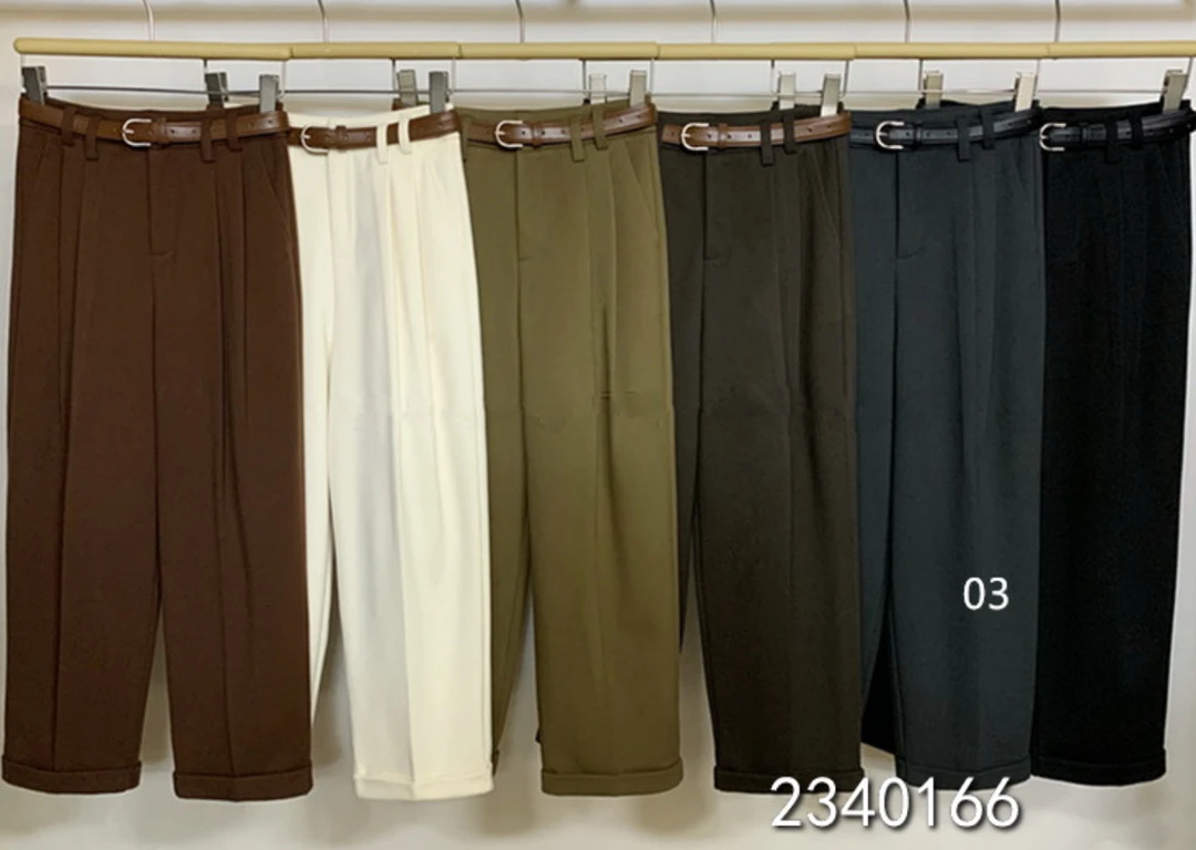 小妳XiaoNi———（冬款呢子休闲裤2340166）