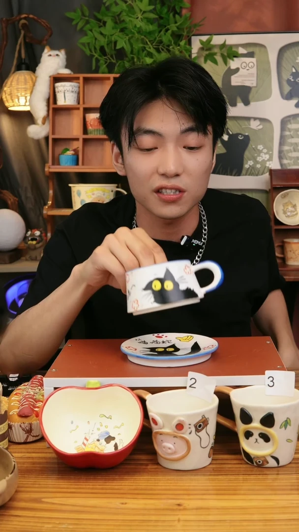 摆件景德镇文创卡哇伊日式系列陶瓷18