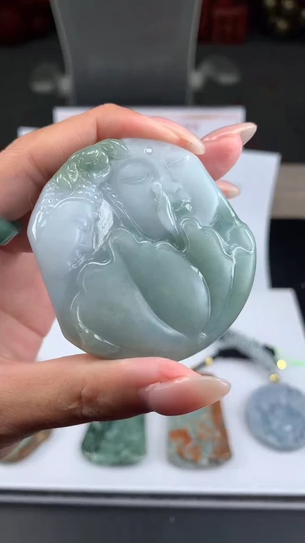 【闪购商品】定制翡翠未镶嵌不退不换CMH1件-A