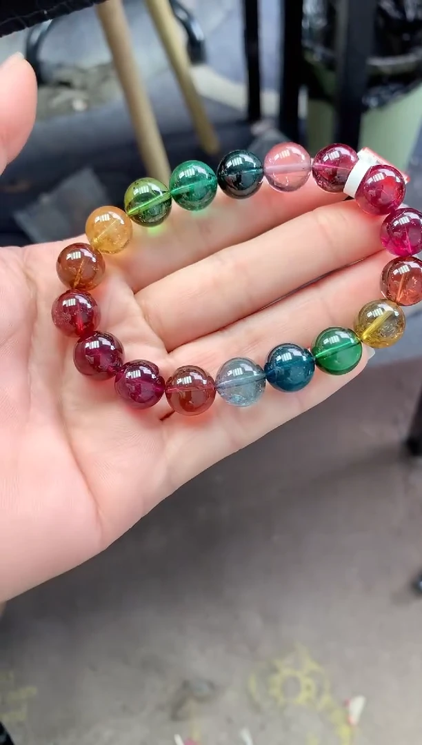 未镶嵌手串碧玺多样性发一条