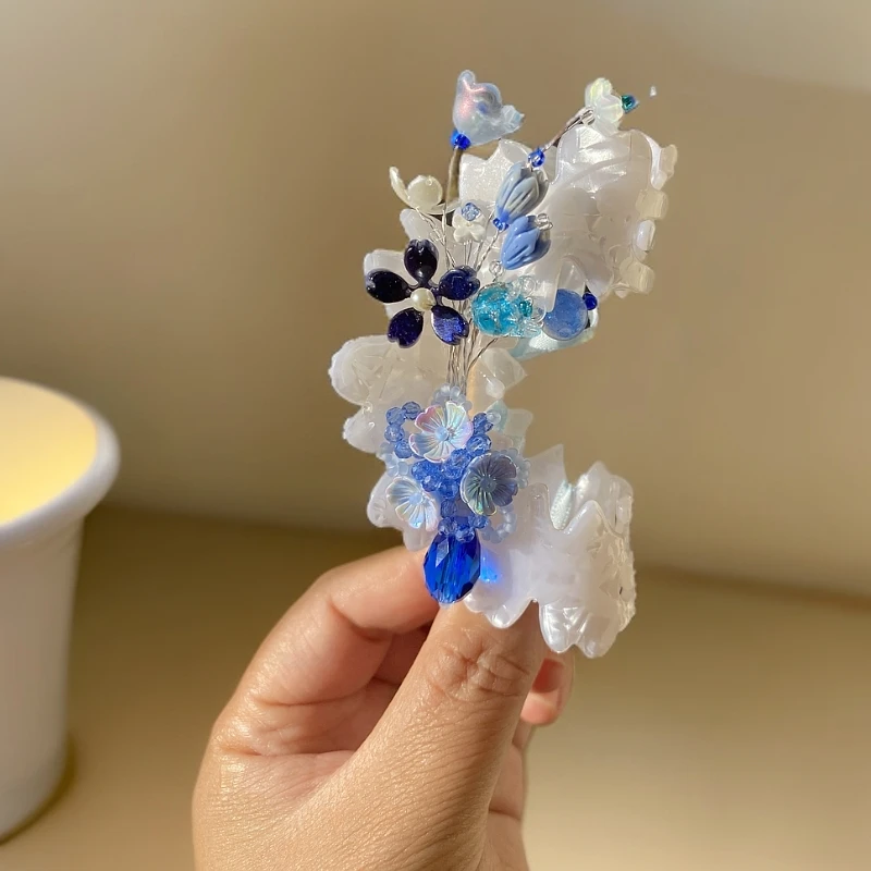 原创纯手工轻奢清新发夹发饰