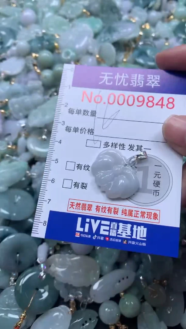 颈饰未镶嵌翡翠9848