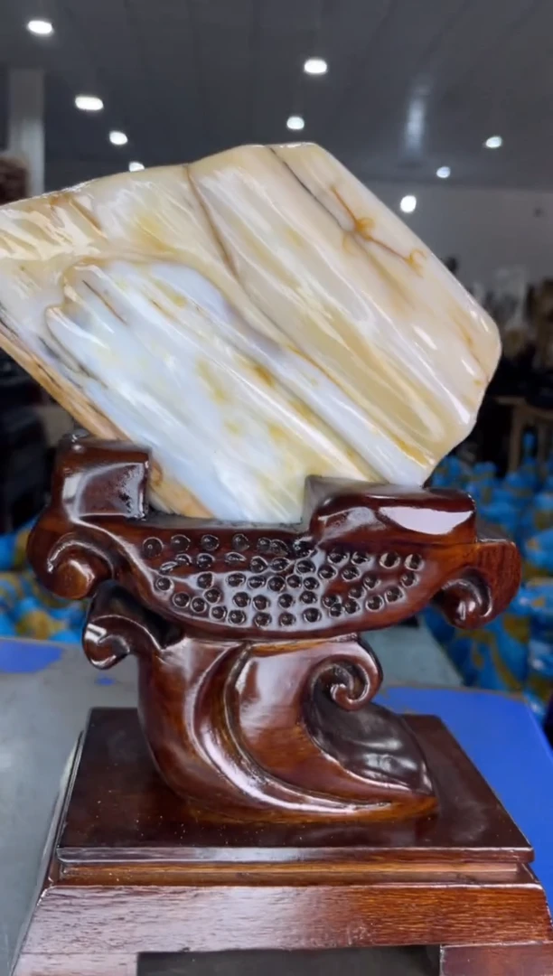 硅化玉摆件未镶嵌12