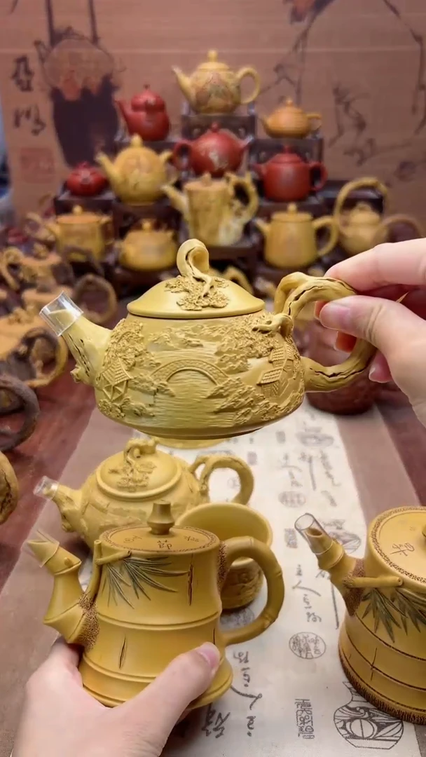 【闪购商品】紫砂茶壶山水人家壶