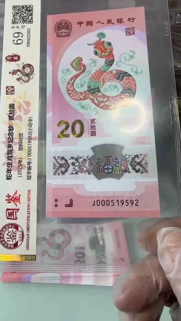 【闪购商品】塑料000519592-蛇钞单张！