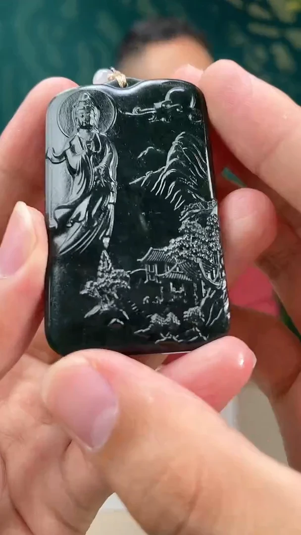 和田玉未镶嵌颈饰多样性拍一发一006077