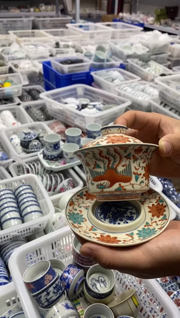 陶瓷景德陶瓷茶具容量约150