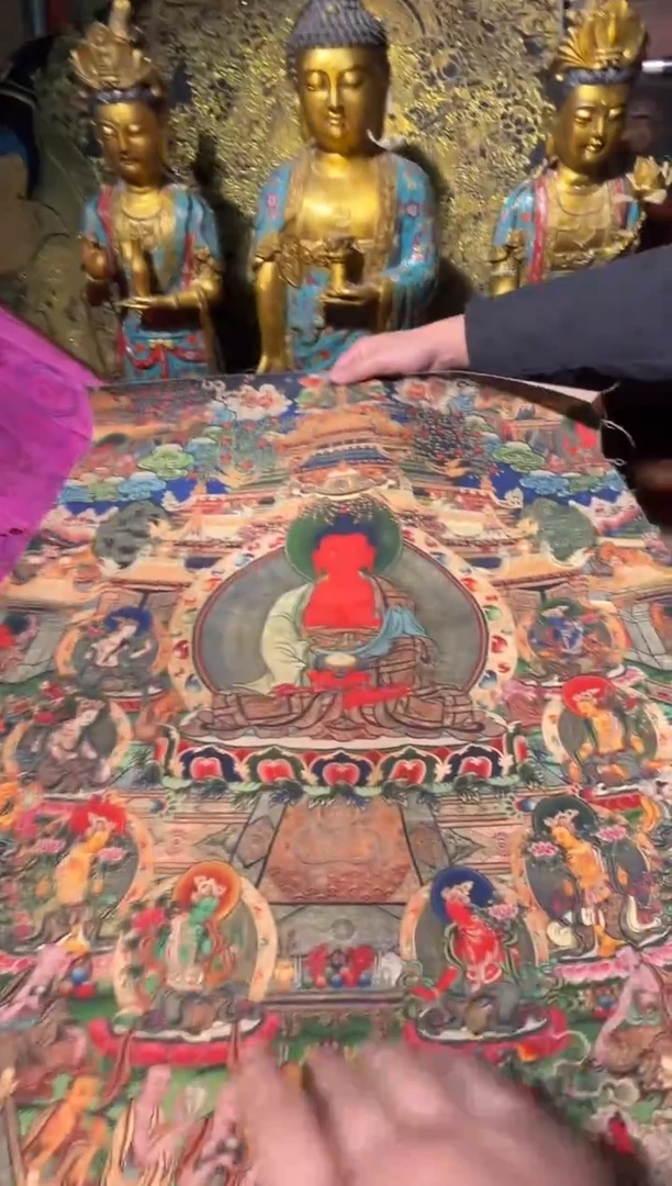 卷轴画东东唐卡tk16