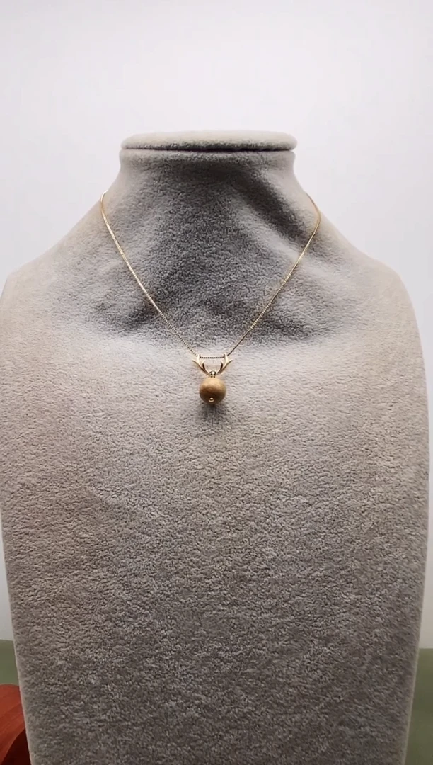 吊坠沉香越南芽庄白奇楠一路有你脖链