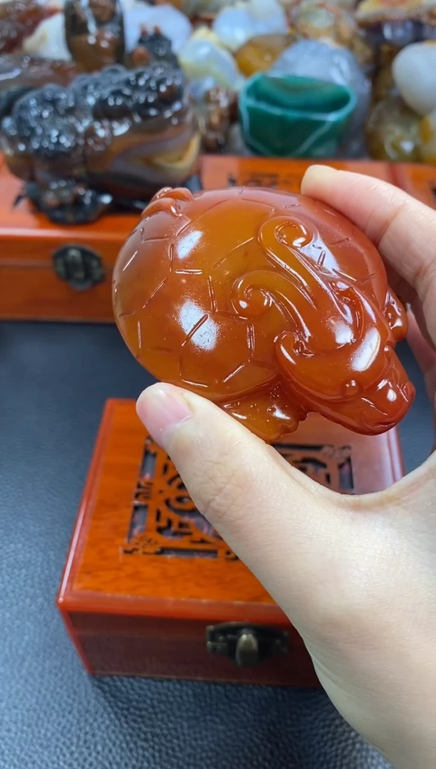 未镶嵌手把玛瑙/玉髓孤****仑1