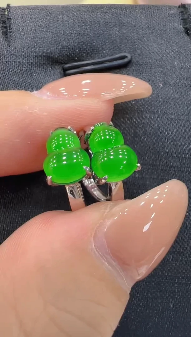 银S925镶嵌翡翠耳饰多样性团购发一件