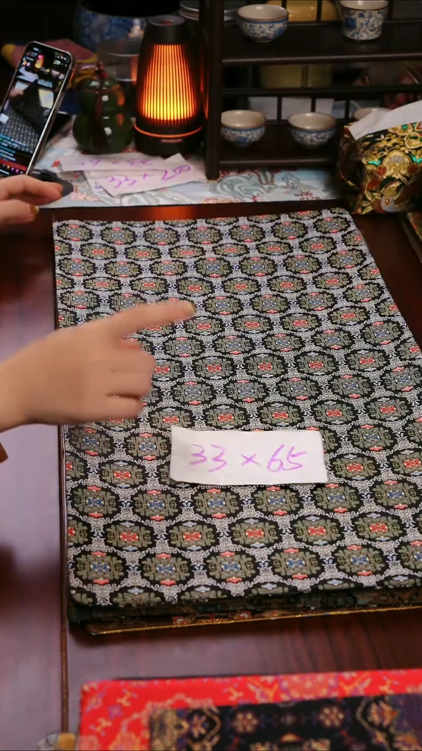 【福利小雏菊双面】中国风干泡织锦茶席33*65