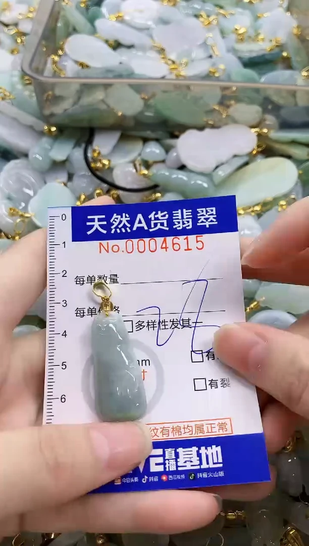 颈饰未镶嵌翡翠天然A货翡翠