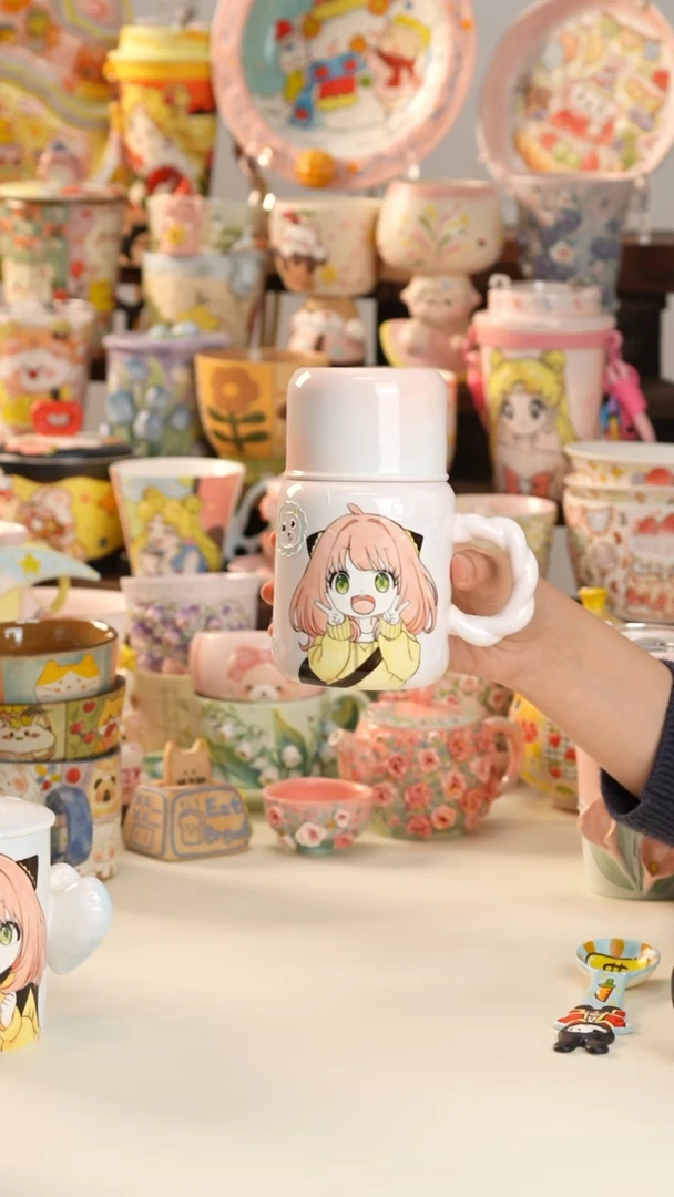 其他陶微瑕no退no换景德镇釉下彩手绘设计师款陶瓷