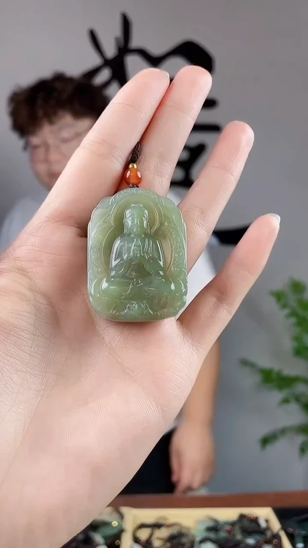 和田玉未镶嵌颈饰拍一发一，多样性发货