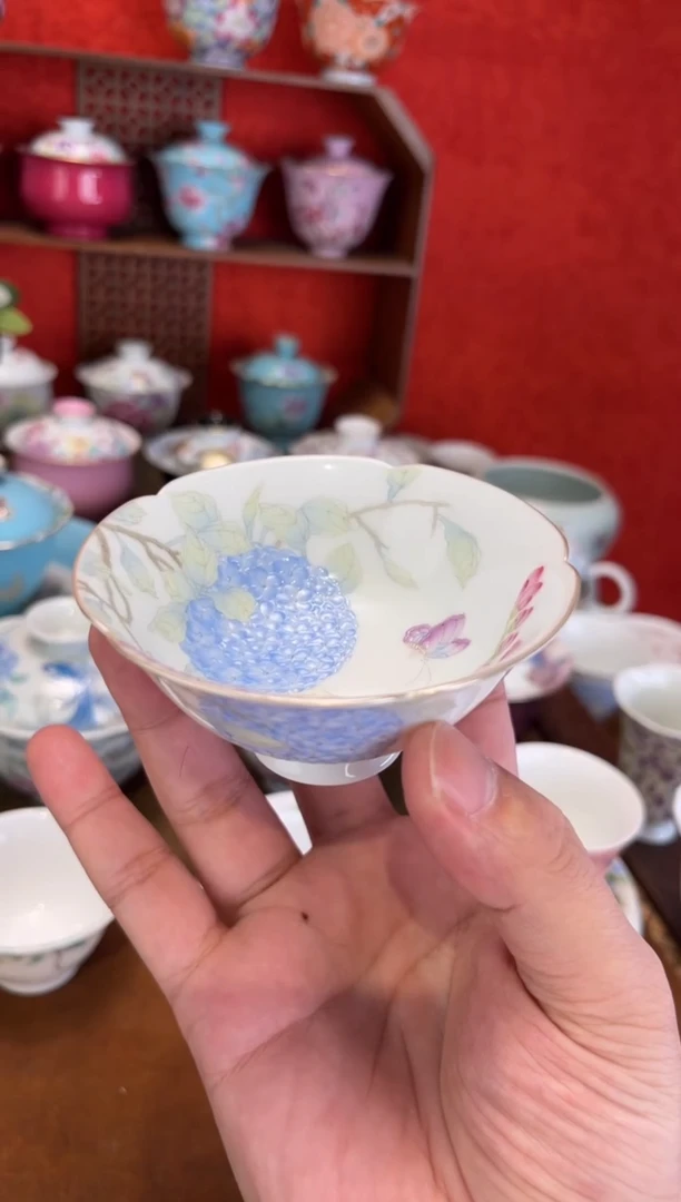 景德镇纯手绘陶瓷茶具