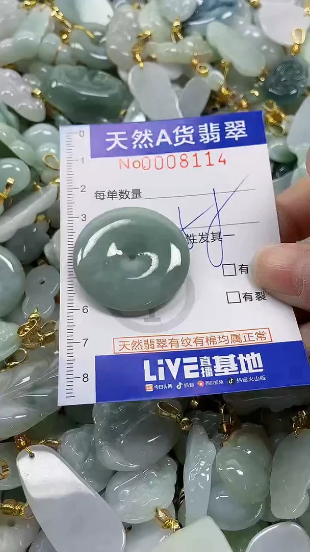 颈饰未镶嵌翡翠天然A货翡翠