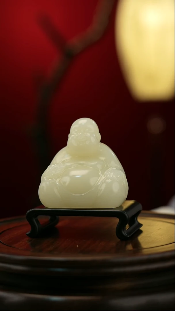 玉【弥勒】天然玉石手把件
