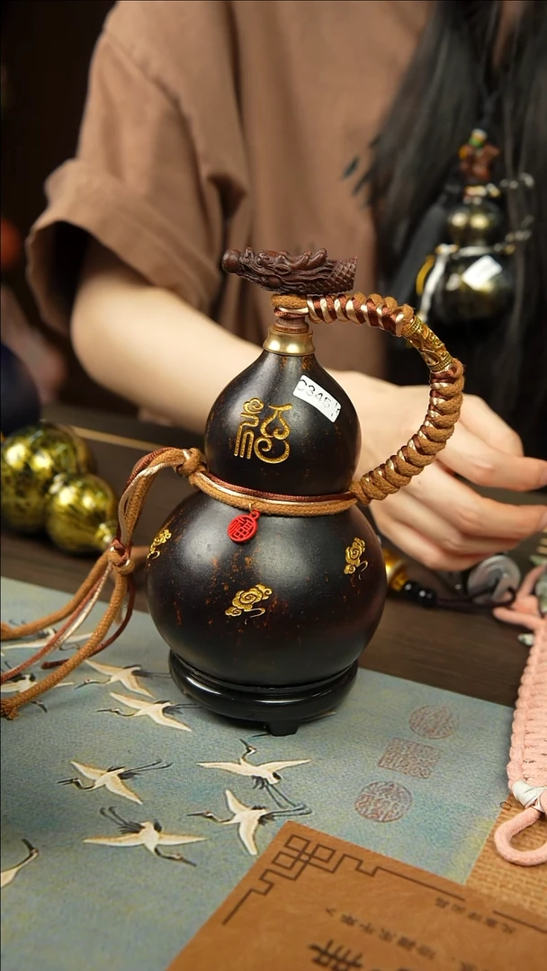 345号500ml左右非遗大漆酒葫芦