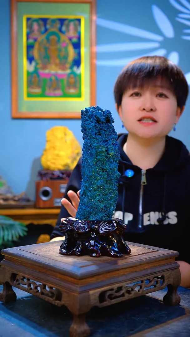 石材精品斑铜矿 石头摆件