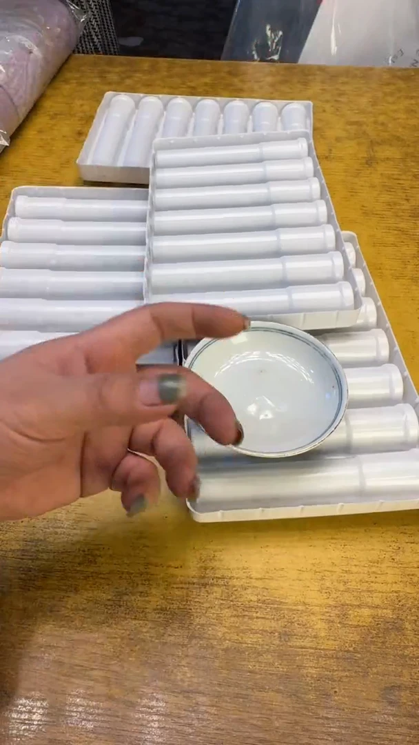 瓷器瓷器瑕疵破破143泡了四件碗