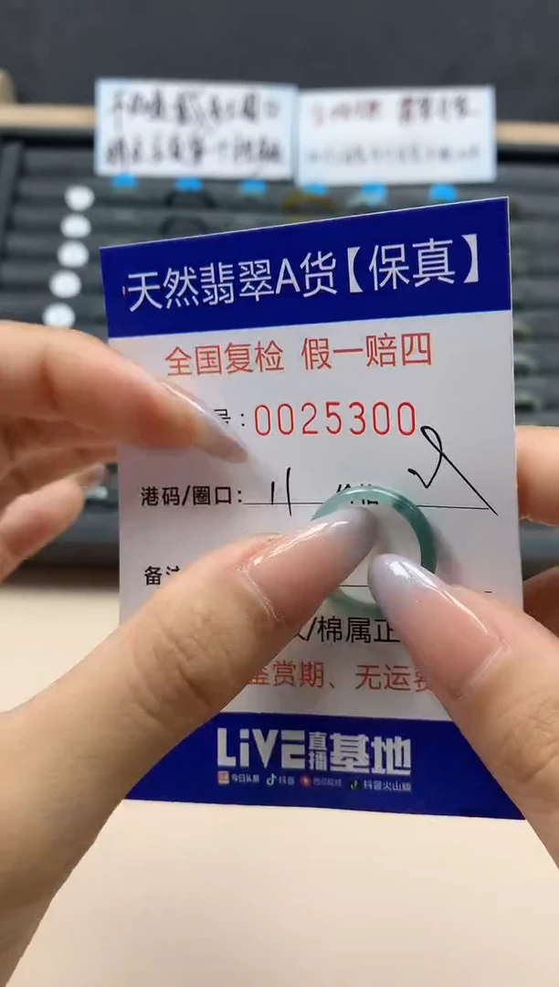 【闪购商品】翡翠戒指未镶嵌天然25300