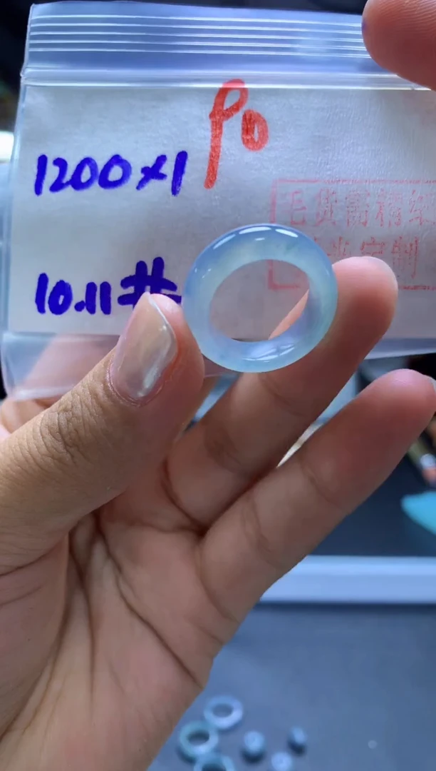 未镶嵌定制翡翠戒圈#1200元-毛货需精细抛光