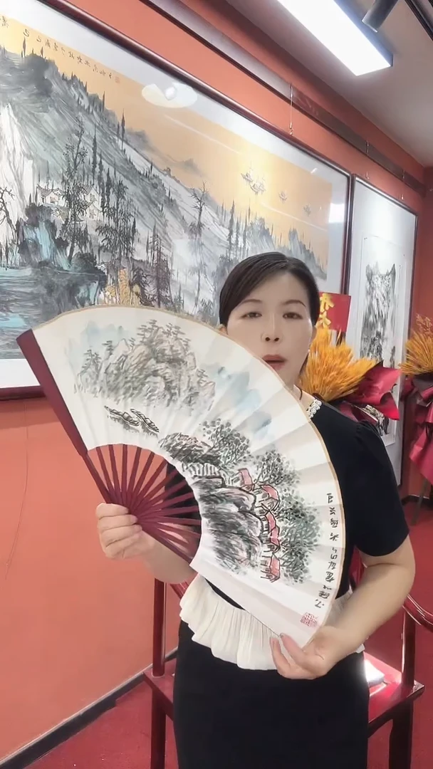 国画陈朝文/国画/扇面