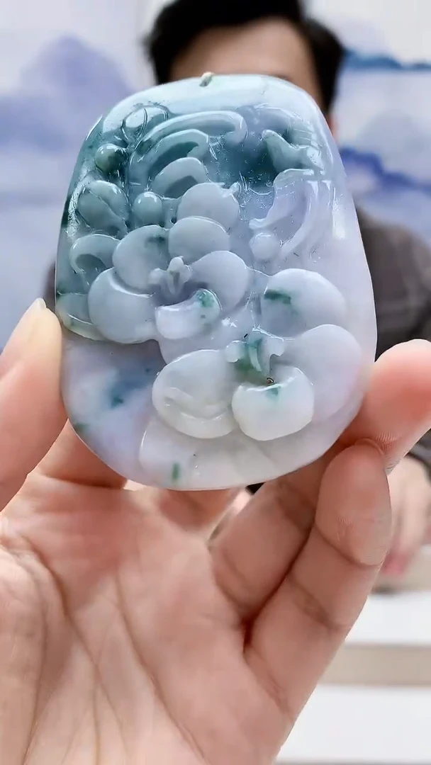 未镶嵌定制翡翠5150lr-毛货挂件48