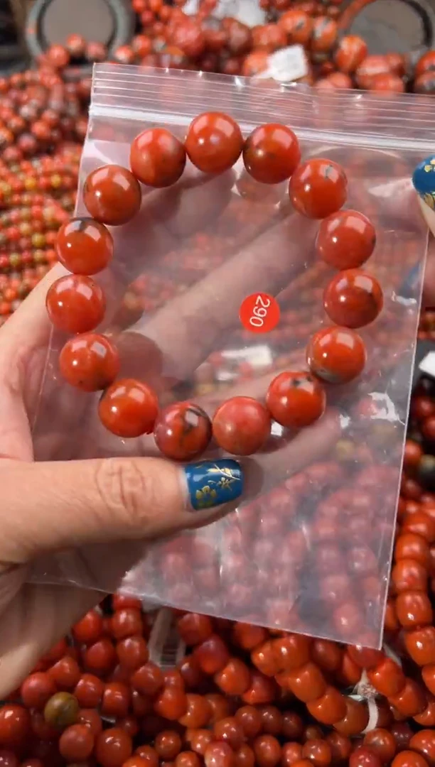 未镶嵌手串南红玛瑙14+