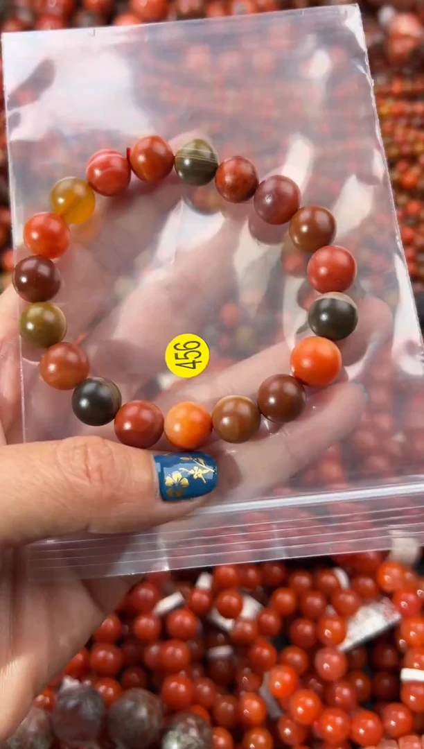 未镶嵌手串南红玛瑙10+