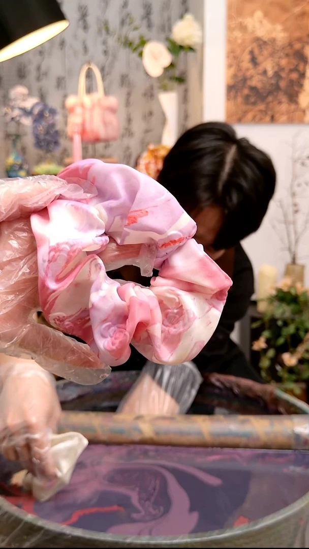 天然漂漆发圈喜欢再拍不退不换