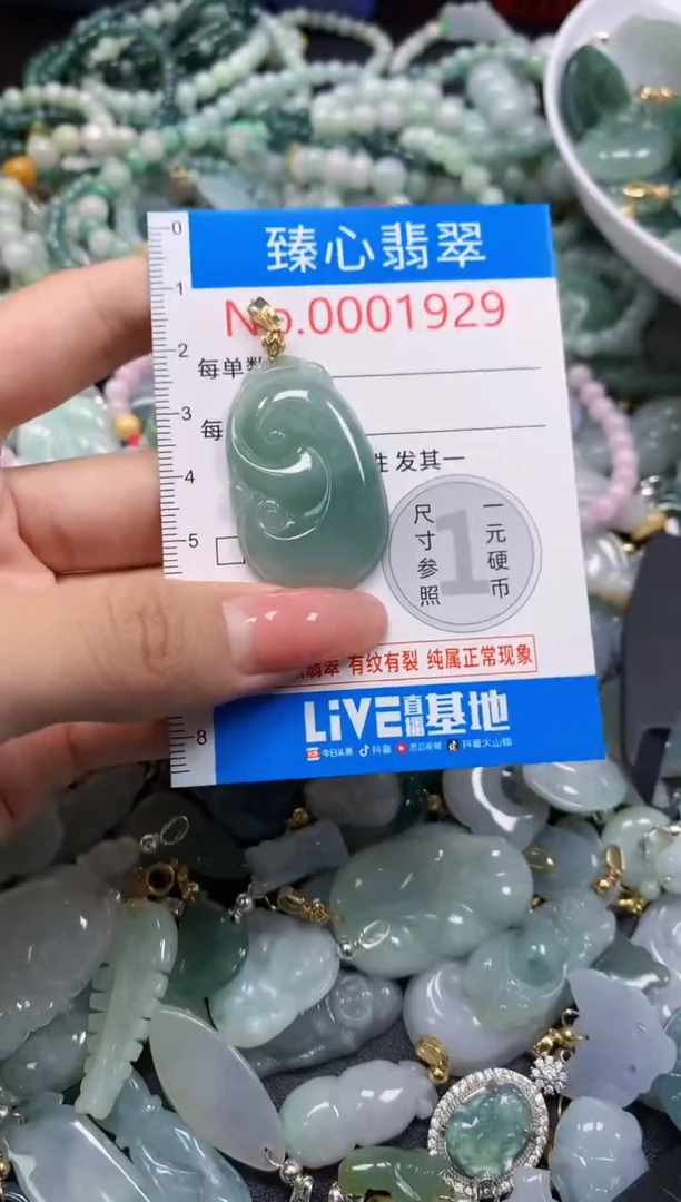 翡翠未镶嵌颈饰1929
