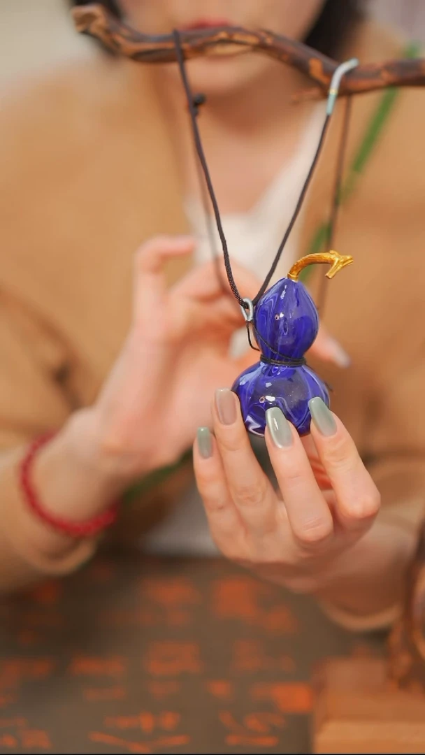 233非遗漆手艺工天然葫芦文玩福禄