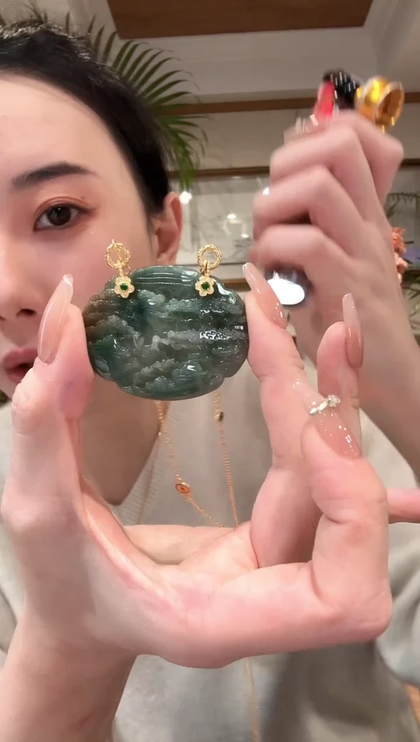 【闪购商品】翡翠颈饰未镶嵌国风