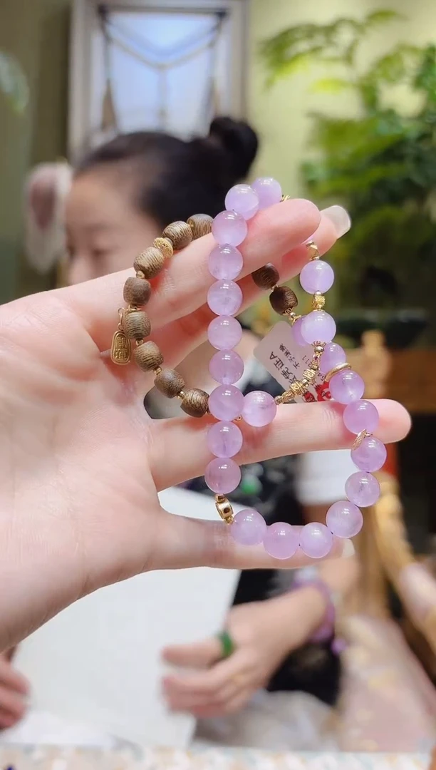 【闪购商品】沉香手串紫锂辉沉香双拼项链